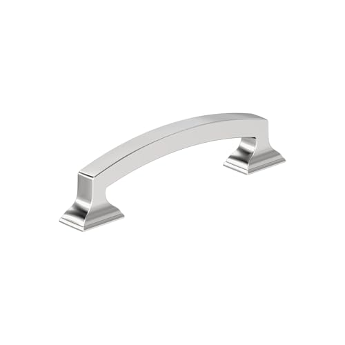 Amerock Incisive 3-3/4 inch (96mm) Center-to-Center Polished Chrome Cabinet Pull - 10 Pack by Amerock - Used condition - US$49.61