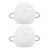 Utilisation créative en classe : stimulant la créativité, ce masque à peindre est idéal pour les projets artistiques en classe, aidant les élèves à utiliser leur imagination dans des activités artistiques de création de masques et d'objets artisanaux. masque de cosplay blanc