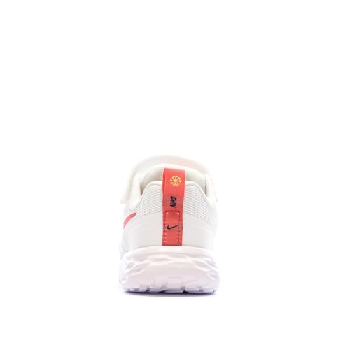 Baskets Nike Revolution 6 enfant blanches : chaussures de course souples et légères - 3