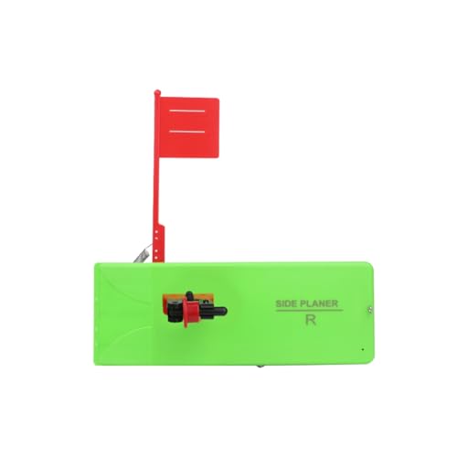 Spemendi Tabla de Planeamiento de Pesca ABS con Ángulo Inferior Ajustable, Botón Pulsador para Pesca de Curricán, Flotador Salpicaduras, Accesorio para Pesca en R