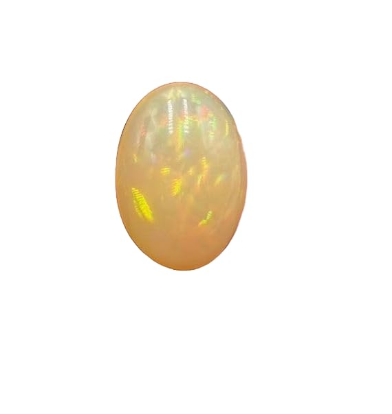Cabochon opale éthiopienne AAA naturelle aux feux intenses pour haute joaillerie