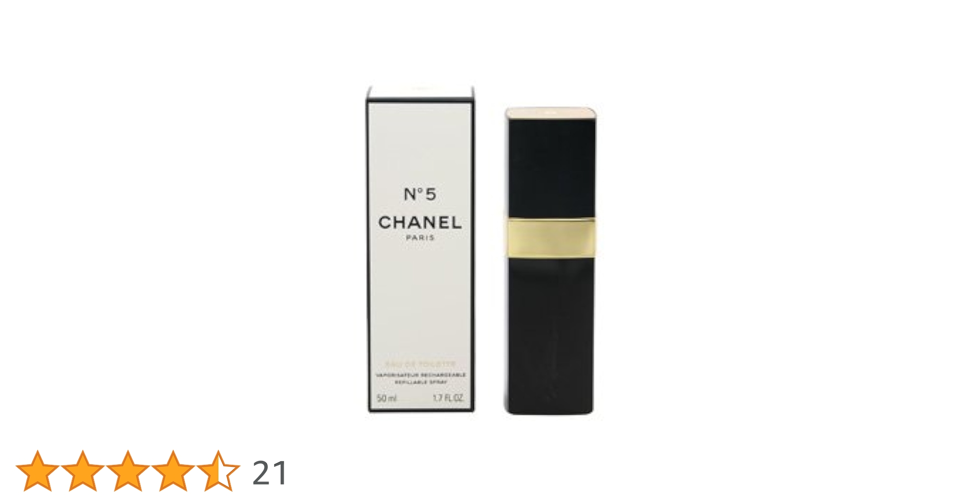 Amazon | シャネル CHANEL NO.5 リチャージブル 50ml EDT SP fs