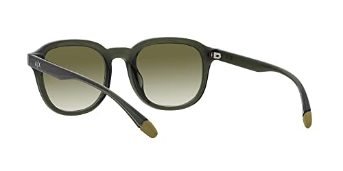 Armani Exchange Men's Ax4129su Universal Fit Square Sunglasses 6