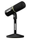 Shure MV6 Gaming Microphone, Dynamic USB PC Mic for Gaming & Streaming - Desktop Stand, Background Noise Cancellation, Tap-To-Mute & 3.5mm Output for Real-Time Headphone Monitoring