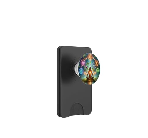 PopSockets PopWallet MagSafe Tarjetero Teléfono Arte Energía Cósmica