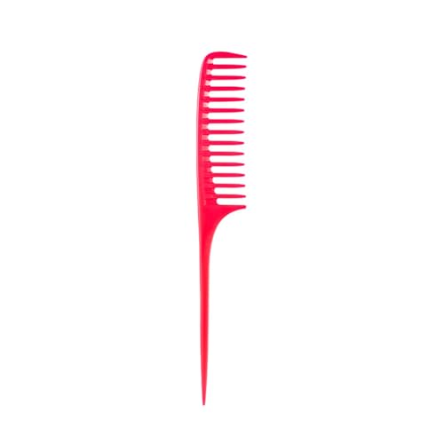Multifunctional Comb for Hair Styling Highlighting and Updos Wide Tooth Design Pointed Tail Ergonomic Grip Materials Comb