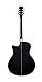 Washburn Deep Forest Burl ACE Acoustic Electric Guitar, Black Fade (DFBACEB)