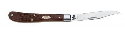 Case Cutlery 63087 SS Brown Syn Medium Stock Folding Knife 00217