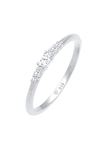 Bague de fiançailles en argent 925 avec zirconium bague marquise femmes