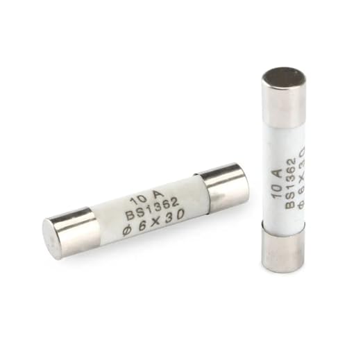 Kit de fusibles cerámicos rápidos 6 x 30 mm, 10 piezas 5A 250V miniatura 6
