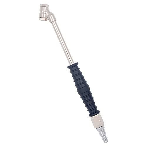 SAFELIFE Dual Foot Air Chuck with Comfort Grip Handle, Tire & Wheel