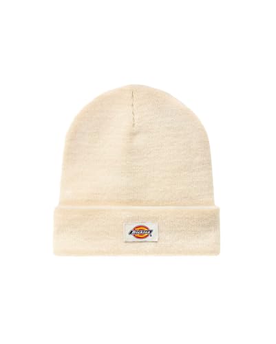 Dickies bonnet Gibsland Ecru : fini le froid aux oreilles avec ce bonnet en maille soft