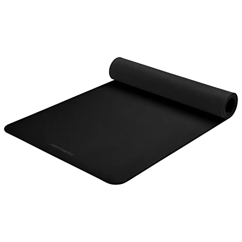Image of Retrospec Laguna 5mm Yoga Mat - Fitness Mat for Women, Men & Children, Slip-Resistant and Moisture Absorbing Exercise Mat for Home, Pilates, Yoga and Floor Workouts