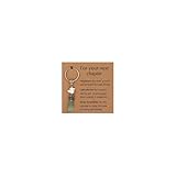 GINAZL New Beginnings Keychain, New Beginnings Gifts for Women Coworkers Inspirational Persent for Promotion, Retirement Graduation New Job Divorce Breakup New Year Gifts (NB2)