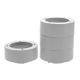 Angoily 4個 洗濯機用フロアマット 洗濯乾燥機パッド 振動減衰パッド 防振マット ワッシャー振動パッド 洗濯機マット 滑り止めベッドストッパー 振動マット 樹脂繊維プラスチック Grey