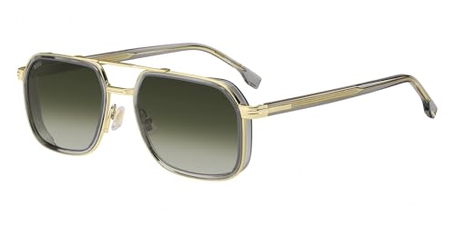 Lunettes de soleil BOSS 1724/S Grey gold 55/19/150 pour homme élégant