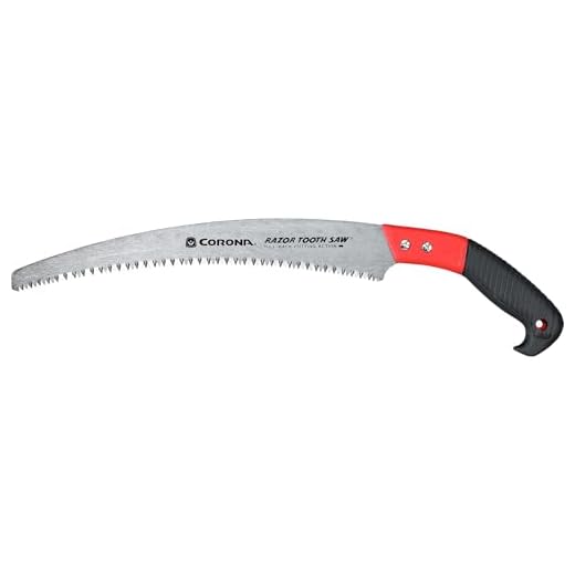 Corona Razor Tooth Pruning Saw, 13 Inch Curved Blade, RS 7120,Red