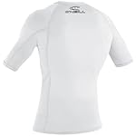 O'NEILL Unisex Child Youth Basic Skins Upf 50+ Short Sleeve Rash Guards, White, 8 US - Image 3