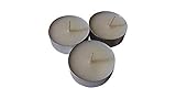 100% Unscented Dye free Handmade Organic Vegan Soy Wax Tea light Tin 20 pack