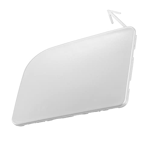 ACROPIX Front Left Bumper Tow Hook Cover Towing Eye Cap Fit for Nissan Sentra 2016 2017 2018 2019 622A03YU0H - Pack of 1 Silver Tone