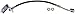Dorman H620584 Brake Hydraulic Hose Compatible with Select Dodge / Mitsubishi / Ram Models
