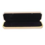 Uso amplio: la caja de almacenamiento de joyas es muy adecuada para sujetar pulseras, se puede usar en propuestas de matrimonio, aniversarios, compromisos y bodas, etc.