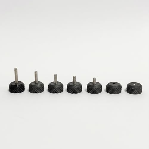 M4 Parmak Cıvatası (5'li Paket M4x8 mm), Plastik Başlıklı Gömülü Metal Dişli El Cıvatası - Prototipleme, Robotik, Dıy Projeler için Kolay Sıkılır Bağlantı - Çoklu Boy Seçenekleri