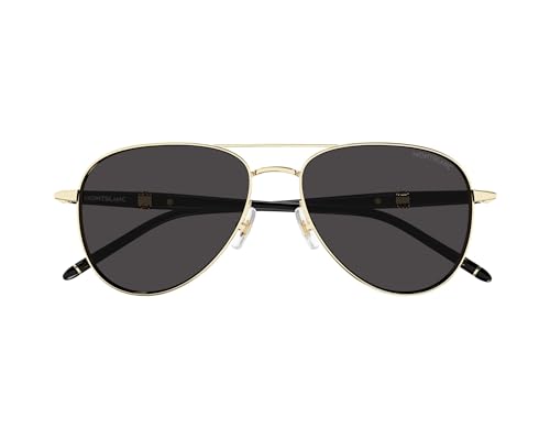 Montblanc Men's Mb0345s Sunglass Man Metal Sunglasses, Multi-Colour2