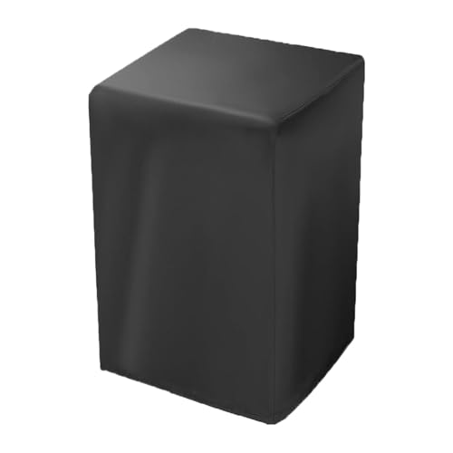 Générique Housse d'enceinte de jardin résistante aux intempéries, Sac de protection anti-poussière imperméable pour haut-parleur Oxford, Noir