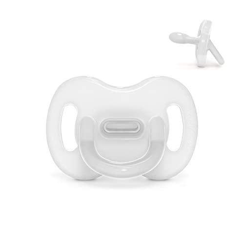 Suavinex, Chupete Todo Silicona, para Bebés 6/18 Meses, Chupete con Tetina Fisiológica Sx Pro, Súper Blandito y Flexible, Ideal para Dormir, Colour Essence, Transparente Suavinex, Chupete Todo Silicona, para Bebés 6/18 Meses, Chupete con Tetina Fisiológica Sx Pro, Súper Blandito y Flexible, Ideal para Dormir, Colour Essence, Transparente
