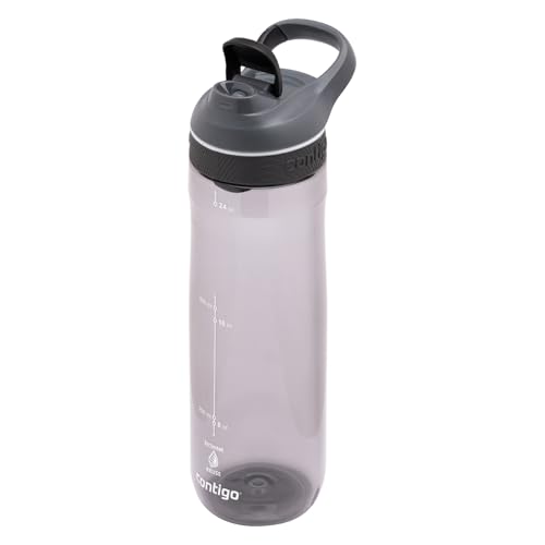 Contigo Cortland Autoseal Botella Agua | Botella Grande sin BPA 720 ml | Botella de Agua Deportiva | Botella de Bebida a Prueba de Fugas | Ideal para Escuela, Oficina, Gimnasio, Bicicleta