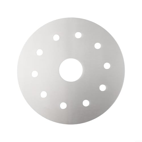 Piastra adattatore a disco per diffusore di calore in acciaio inox per fornelli a induzione, foglio magnetico, compatibile con utensili da cucina per pentole in vetro, casseruole non magnetiche (13,8