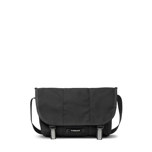 Timbuk2 Klassische Kuriertasche, Tiefschwarz, Größe S
