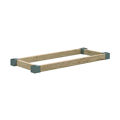 HyLoft Heavyweight 2 x 4 Do-it-Yourself Single Shelf Kit Gray
