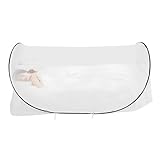 Mosquitera para cama, protector de sueño ajustable, transpirable, diseño de malla de protección plegable, producto de cubierta de tejido fino duradero, descanso nocturno, dormitorio, espacios de viaje