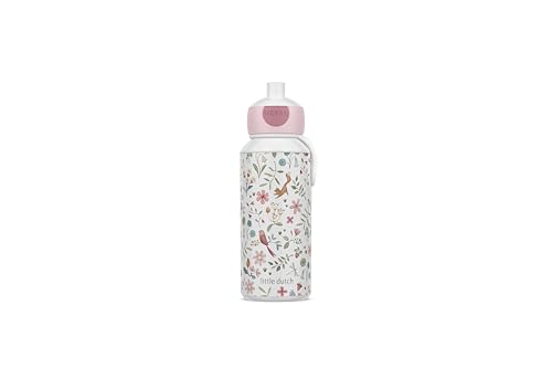 Mepal - Botella para Beber Pop-up Campus - Botella para Beber Little Dutch - Botella Agua a Prueba de Fugas para la Escuela - Sin BPA y apta para Lavavajillas - 400 ml - Fairy Wonders