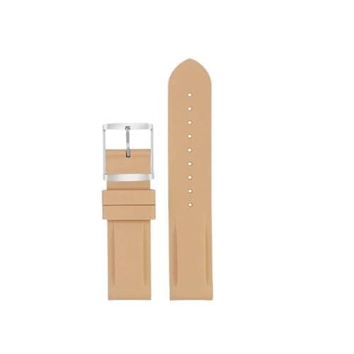 Bracelet de montre arc étanche en caoutchouc premium incurvé de 20 mm
