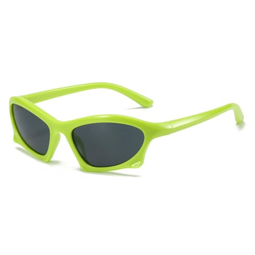 Lunettes de soleil UV400 protection miroir punk LVTFCO grenn noir
