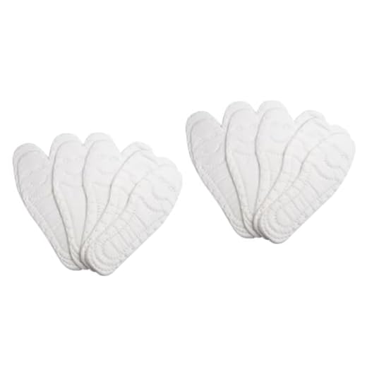 ULTECHNOVO 10 Pares Sapatos Descartáveis Desodorante Hume Para Homens Palmilhas Para Fascite Plantar Sapato Respirável Desodorante Natural Toalha De Tia Anti-fadiga Branco Senhorita