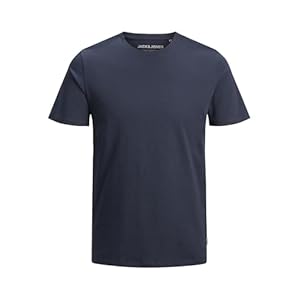 Jack & Jones Men’s Regular Fit T-Shirt JJEORGANIC Basic TEE SS O-Neck NOOS