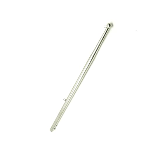 OSCULATI Mât de pavillon INOX Poli Miroir avec Boule 610 mm