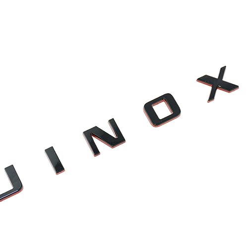 Image of 2X Equinox Front Door Nameplate Letter Logo 3D Badge Emblem Sport Replacement for Equinox (Redline)