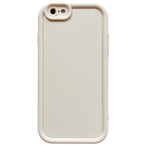 Image of Puxicu Slim Case for iPhone 6s, Enhanced Camera Protection, Shockproof Skin-Friendly Touch Soft Case Cover for iPhone 6 Phone 4.7 inch, White