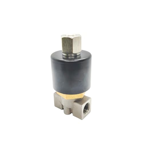 Válvula solenoide de 1/4 pulgadas DN8 normalmente abierta de acero inoxidable con rosca G 24VAC 7