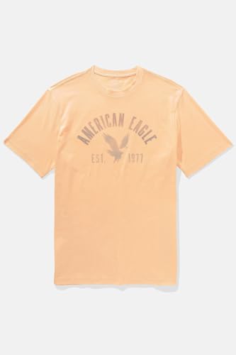 Image of American Eagle Men's Supersoft Everyday Wear Short‑Sleeve Logo Graphic T‑Shirt