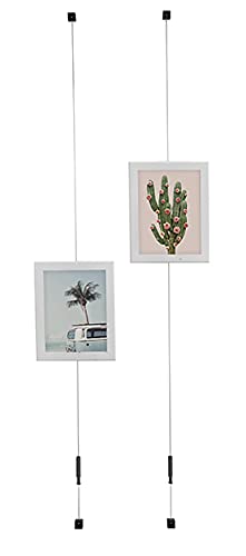 Image of STAS Vertical tensioned Cable Systems - Wire Display System - Starter Set 59 inch