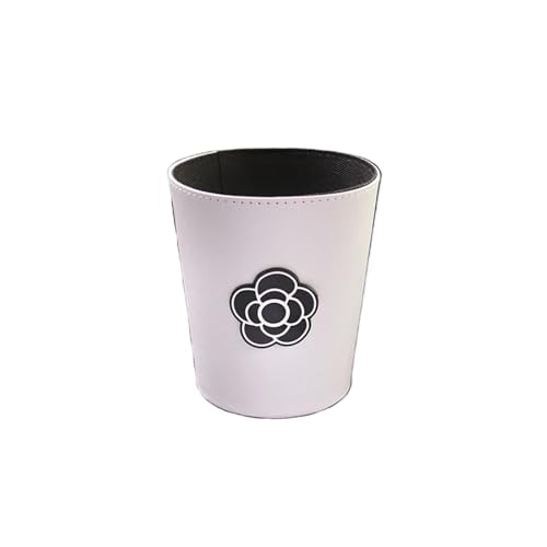 Contenedor de basura para coche blanco con doble opción de montaje