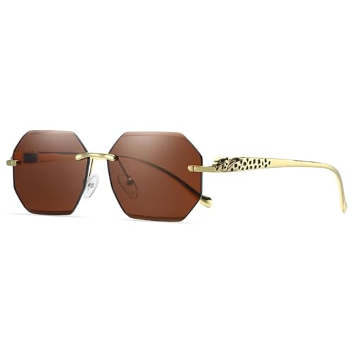 Lunettes de soleil sans monture pour femmes | Accessoire de mode élégant pour le voyage