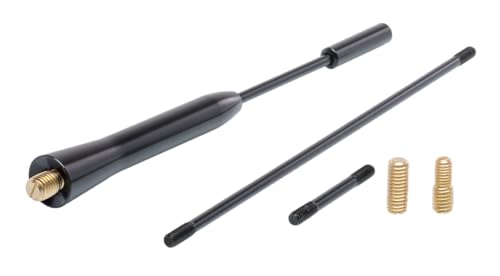 Antena universal de radio para coche con protección metálica contra martas