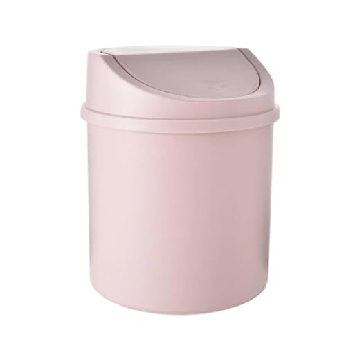 Cubo de basura para coche y escritorio mini papelera con tapa